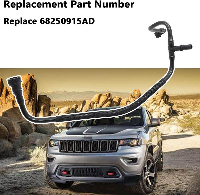 NiLooki 68250915AD خرطوم صمام تطهير خزان البخار لسيارات جيب جراند شيروكي 2016-2019 / دودج دورانجو 2016-2019 استبدال# 68250915AD - Image 2